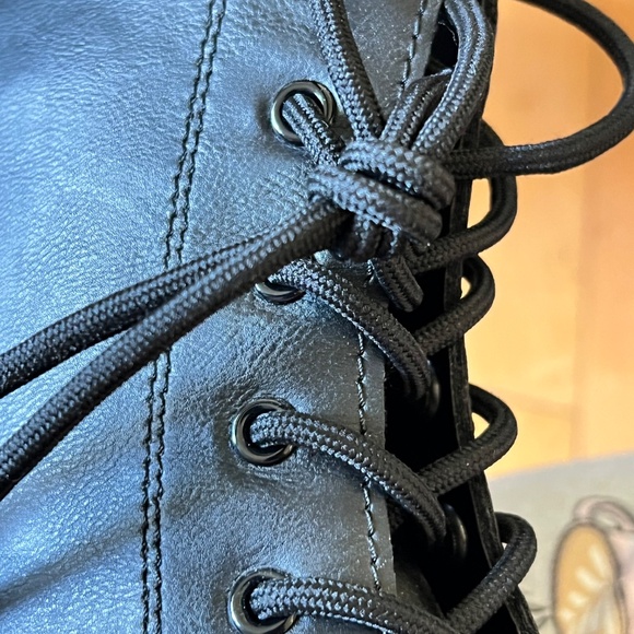 Zoo York Men’s Black Combat Boots Size 12 – Lace-Up & Side Zip Streetwear - Picture 13 of 13